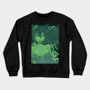 Green Girl Crewneck Sweatshirt